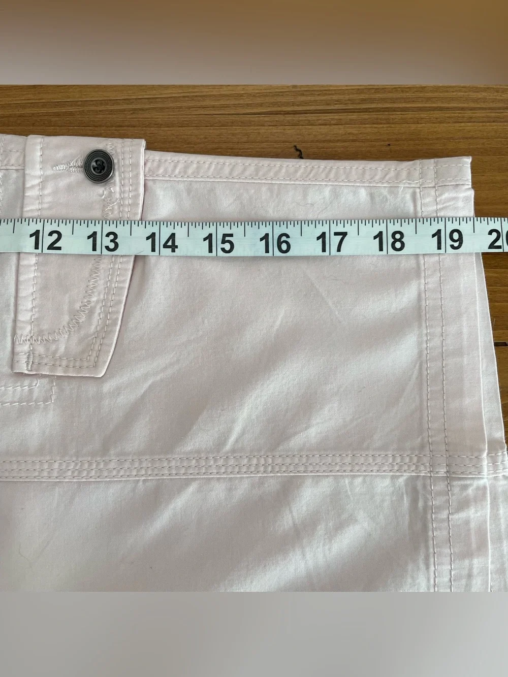 Style & Co. Light Pink Shorts Cotton Midrise Comfort Waist Size 18W